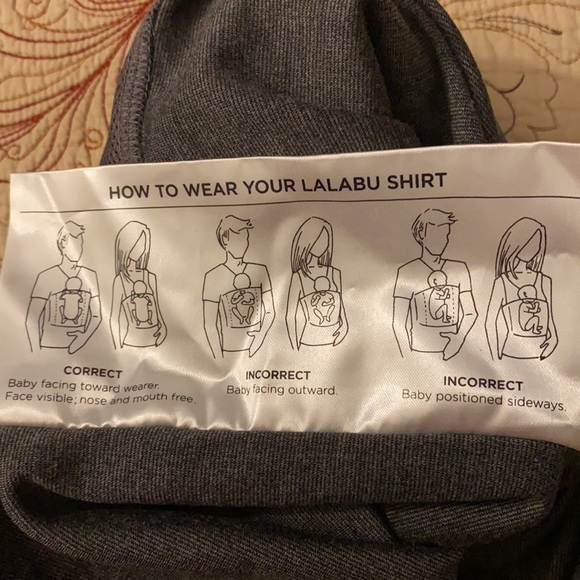 Traded* dylcas02 NWOT LALABU Gray Soothe Shirt - Picture 6 of 8